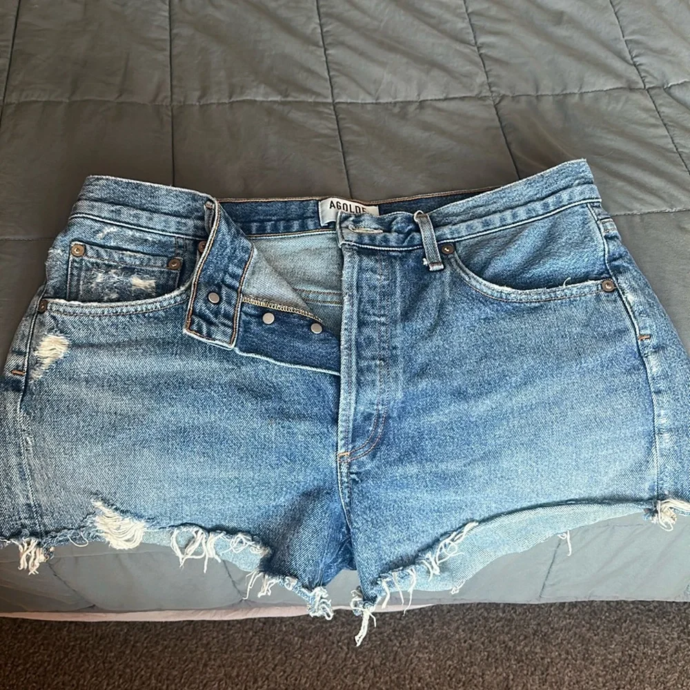 Agolde denim shorts
